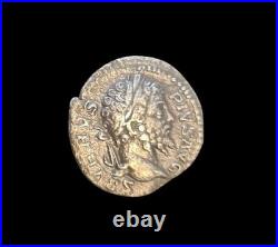 Denier Septime Sévère Monnaie romaine antique TTB+ 19 mm 2,72 g