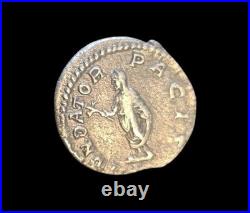 Denier Septime Sévère Monnaie romaine antique TTB+ 19 mm 2,72 g