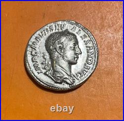 Denier Severus Alexander 255 Rome argent TTB SUP