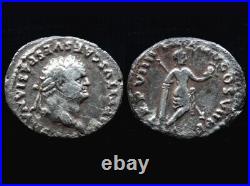 Denier TITUS (79-81) Venus (argent / silver) Denarius Titus fourré romaine