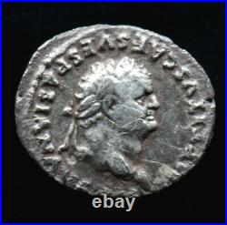 Denier TITUS (79-81) Venus (argent / silver) Denarius Titus fourré romaine