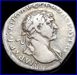 Denier Trajan En Argent