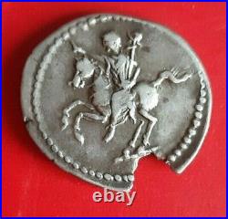 Denier de L'empire Domitien Rome 73 en Argent