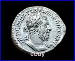 Denier de Macrin, Pontif Max Superbe