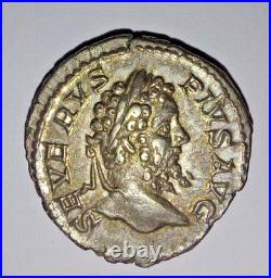 Denier en argent Septime Sévère TTB+ RIC 198