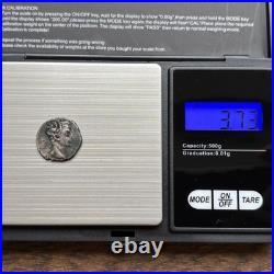 Denier romain Auguste incus erreur de frappe d'atelier 3,73 g