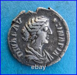 Diva Faustina, denier CONSECRATIO, RARE