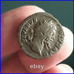 E10108 très rare denier septime sévère vota suscepta X monnaie romaine argent