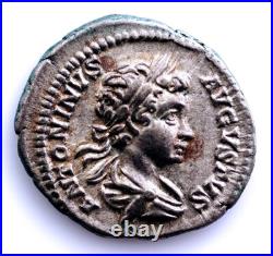 Empire Romain. Caracalla. Denier. Rome (199-201). EBC/EBC-/XF/XF- Argent 3,4 g Empire Romain. Caracalla. Denier. Rome (199-201). EBC/EBC-/XF/XF- Argent 3,4 g