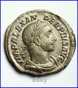 Empire Romain. Denier Alexandre sévère an 231 / 32, mint state, ric 254, 3.06g