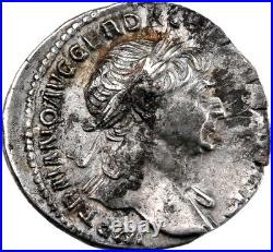 Empire romain Trajan Denier 113 Rome