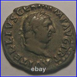 Empire romain, Vitellius, Denier, R/ PONT MAXIM, 2.82 Grs, TTB+ Empire Romain VI