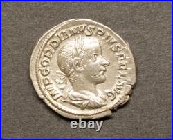 GORDIEN LE PIEUX III 240/244 Denier Argent Revers. PMTRPIII COSPP