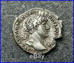 Hadrien. Rome 121-123 ap-jc Denier PMTRP COS III ric 80
