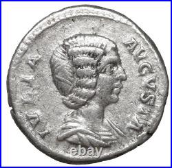 Julia Domna Denier Monnaies Antique Romains Empire Ancient Roman Giulia