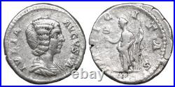 Julia Domna Denier Monnaies Antique Romains Empire Ancient Roman Giulia