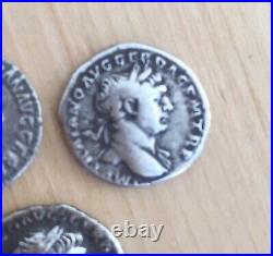 Lot de 3 deniers romains empereur TRAJAN à identifier (roman coin)