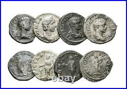 Lot de 4 deniers Impérials romains en argent