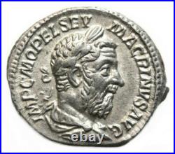 MACRIN MACRINUS (04/217-06/218), denier 218 Rome MACRIN MACRINUS (04/217-06/218), denier 218 Rome