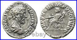 MARCUS AURELIUS MARC AURELE (139-180) denier 180 Rome