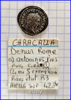 MONNAIE ROMAINE DENIER CARACALLA ROME (jn60)