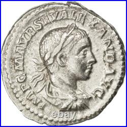 Monnaie, Alexandre Sévère, Denier, Rome, TTB+, Argent, RIC7