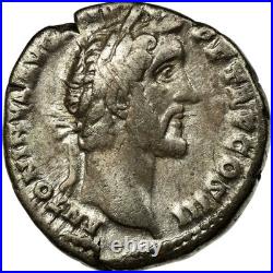 Monnaie, Antonin le Pieux, Denier, 141, Rome, TB+, Argent, RIC61