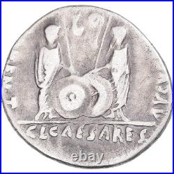 Monnaie, Auguste, Denier, 2 BC-4 AD, Lyon Lugdunum, TB+, Argent, RIC207