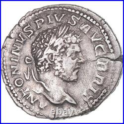 Monnaie, Caracalla, Denier, 212, Rome, TTB, Argent, Cohen205