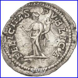 Monnaie, Geta, Denier, Rome, TTB, Argent, RIC9a