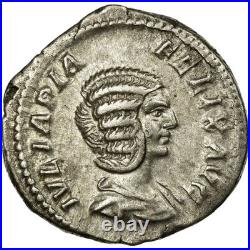 Monnaie, Julia Domna, Denier, TTB+, Argent, Cohen32