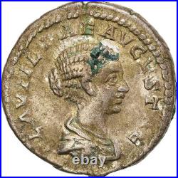 Monnaie, Plautille, Denier, 202, Roma, TTB, Argent, RIC362