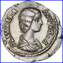 Monnaie, Plautille, Denier, AD 202-205, Rome, TTB+, Argent, RIC367