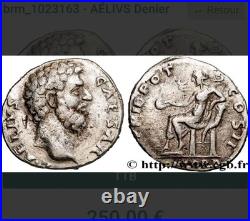 Monnaie Romaine Denier Aelius? Bien Lire Description