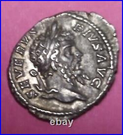 Monnaie Romaine Denier Argent Empereur Septime Severe Ric 20 #1069