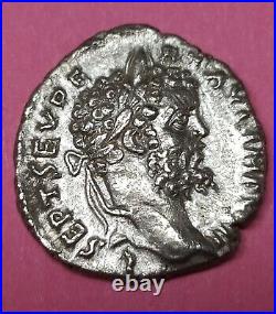 Monnaie Romaine Denier Argent Empereur Septime Severe Ric 477 #1065
