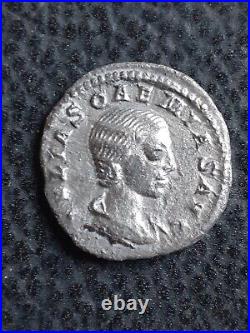 Monnaie Romaine Denier Argent Julia SOAEMIAS 218-224