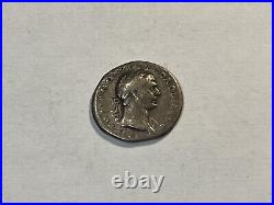 Monnaie Romaine Denier Argent Trajan (131-24/A20-27/P9)