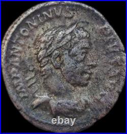 Monnaie Romaine Denier Elagabal 222 Rome? Rare++