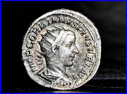 Monnaie Romaine Denier Gordien III Rome 241? Rareté Monnaie Romaine Denier Gordien III Rome 241? Rareté