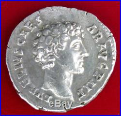 Monnaie Romaine Denier Marc Aurele 161-180