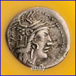 Monnaie Romaine Denier République Calidius Mutullus