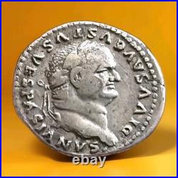 Monnaie Romaine Denier Vespasien Aux Capricornes RARE