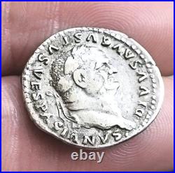 Monnaie Romaine Denier Vespasien Aux Capricornes RARE