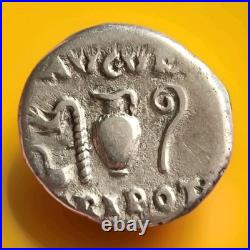 Monnaie Romaine Denier Vespasien Instruments Pontificaux R1