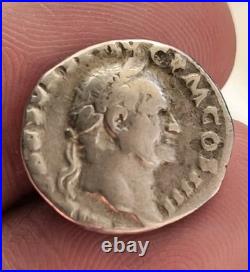 Monnaie Romaine Denier Vespasien Instruments Pontificaux R1