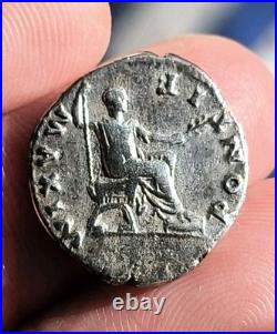 Monnaie Romaine Denier Vespasien Maxime Pontif