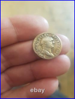 Monnaie Romaine Denier de Vespasien 3,29g Argent