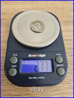 Monnaie, Rome, Denier CARACALLA, 214, argent