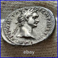 Monnaie, Rome, Denier DOMITIEN, Minerve, 87, Argent